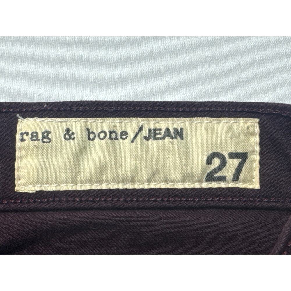 Rag & Bone Women's The Dre Boyfriend Plum Purple Jeans - Size 27 (30x31) - Picture 4 of 8